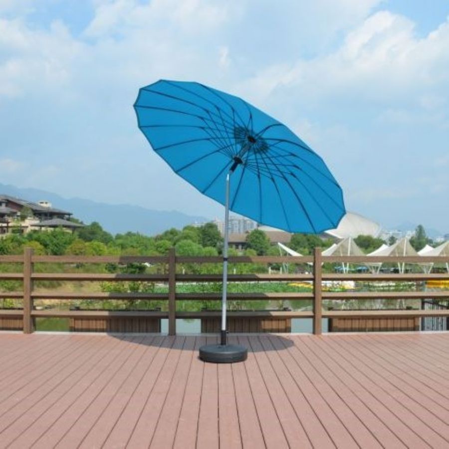Garden Cantiever Umbrella With 18 Fiberglass Ribs